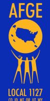 AFGE yellow blue logo